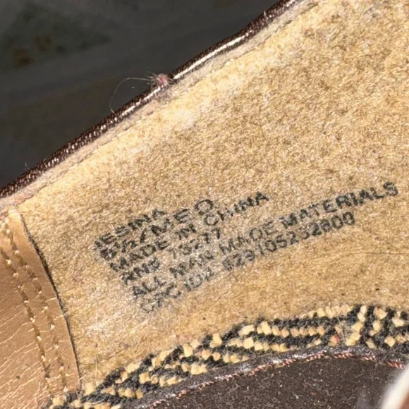 Candie’s Brown Platform Pumps Chunky Heel Size 8.5 Retro Work Heels Vintage - Picture 7 of 7